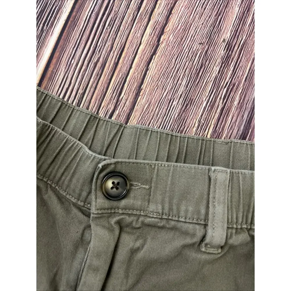 Cove Chino Green Elastic Waist Tapered Leg Pants Mens 30x32 (Actual 30x31)